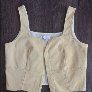 Chadwicks Cream Textured Tank Top